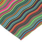 Schönes, farbenprächtiges Muster Kurzer Tischläufer (Ecke)