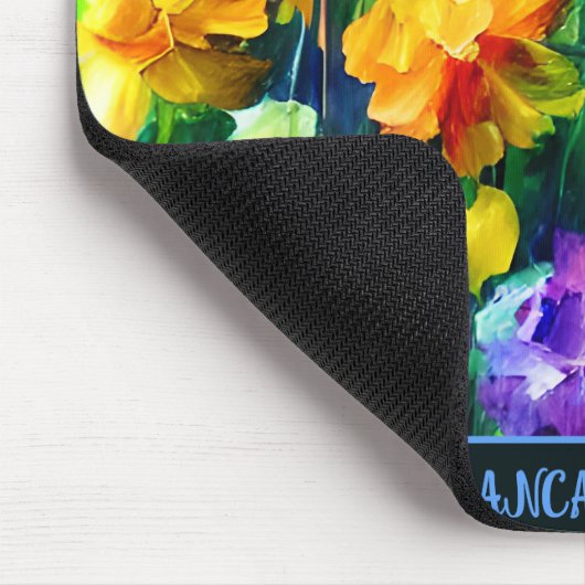 Schönes farbenprächtiges Muster Mousepad (Ecke)