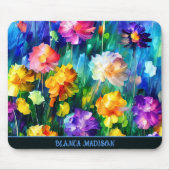 Schönes farbenprächtiges Muster Mousepad (Vorne)