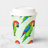 Schönes farbenprächtiges Muster Pappbecher (Links)