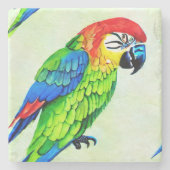 Schönes farbenprächtiges Muster Steinuntersetzer (Vorderseite)