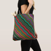 Schönes, farbenprächtiges Muster Tasche (Von Nahem)