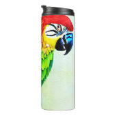 Schönes farbenprächtiges Muster Thermosbecher (Nach rechts gedreht)
