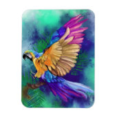 Schönes farbenprächtiges Parrot Magnet (Vertikal)