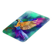 Schönes farbenprächtiges Parrot Magnet (Linke Seite)