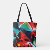 Schönes Farbenspiel Tasche (Rückseite)