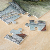 schönes, farbiges, Fantasiegemälde von Künstlern Puzzle (Seite)