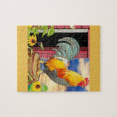 schönes farbiges Henneblumenpuzzlespiel Puzzle (Horizontal)
