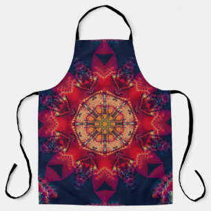 Schönes farbiges Kaleidoskop nahtlos illustriert Schürze