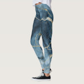 Schönes farbiges Print Blue Marble Leggings (Links)