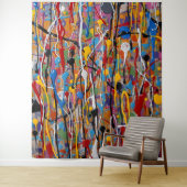 schönes farbiges Splint-Muster Wandteppich (Beispiel)