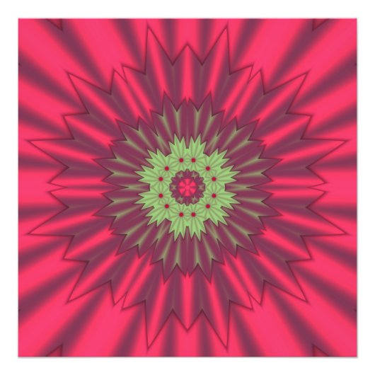 Schönes Farbkaleidoskop Fotodruck (Vorne)