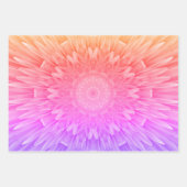 Schönes Farbkaleidoskop Geschenkpapier Set (Vorderseite 2)