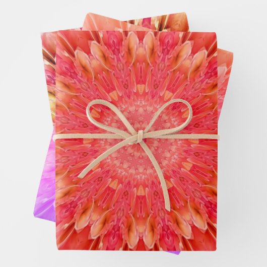 Schönes Farbkaleidoskop Geschenkpapier Set (Beispiel)