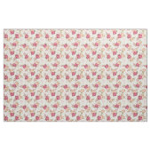 Schönes Farbpfingstrosenmuster auf Grün Stoff (Fat Quarter (45,7 x 55,9 cm))