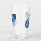 Schönes Feather Glas (Rechts)