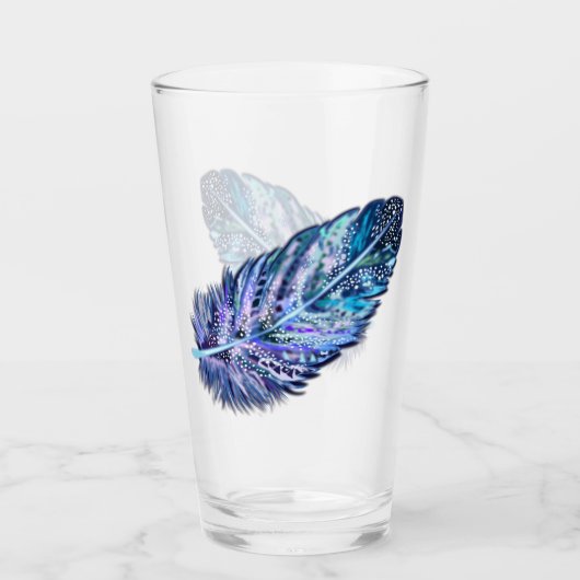Schönes Feather Glas (Vorderseite)