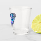 Schönes Feather Shot Glass Schnapsglas (Rechts)