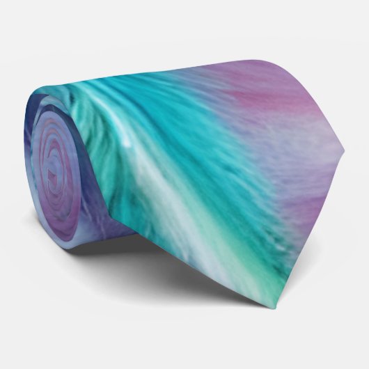 Schönes Feathers und Blume Muster Krawatte (Gerollt)