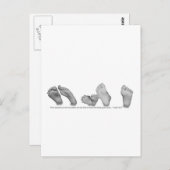 Schönes Feet Postkarte (Vorne/Hinten)