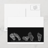 Schönes Feet Postkarte (Vorne/Hinten)