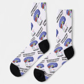 Schönes Fehlverhalten innerhalb des anatomischen G Socken (Linkes Detail)