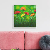 Schönes Feld für Blume Leinwanddruck (Insitu (Wohnzimmer))