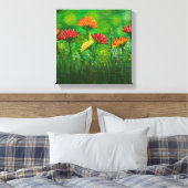 Schönes Feld für Blume Leinwanddruck (Insitu (Schlafzimmer))