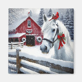 Schönes Ferienpferd mit Kardinal Magnet (Vorne)