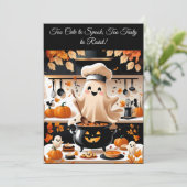 Schönes Fest - Kawaii Gastgeber - Einladung zum Ko (Stehend Vorderseite)