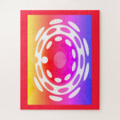 Schönes festliches Puzzle mit abstrakter Kunst (Vertikal)