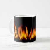 Schönes Feuer Kaffeetasse (Vorderseite Links)