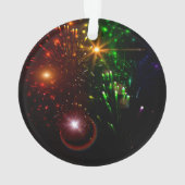 Schönes Feuerwerk Ornament (Rückseite)