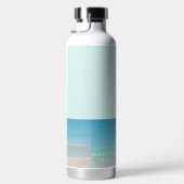 Schönes Flamingo am Strand Trinkflasche (Rechts)