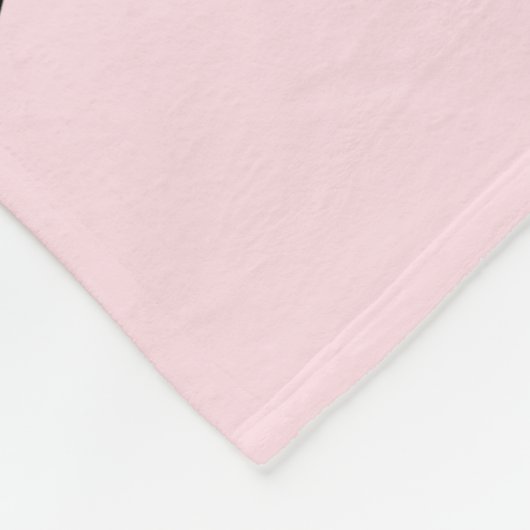 Schönes Flamingo in Kreisen Fleecedecke (Ecke)