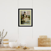 Schönes Flapper-Girl-Plakat Poster (Küche)