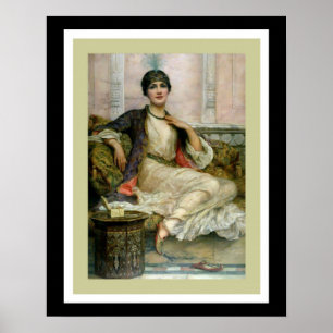 Schönes Flapper-Girl-Plakat Poster