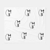 Schönes Fleece Blanket für Sie (Vorderseite (Horizontal))