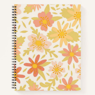 schönes florales anpassbares Notizbuch