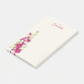 Schönes, florales Design Post-it Klebezettel (angewinkelt)