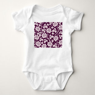Schönes florales Muster Baby Strampler