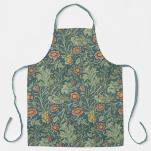 Schönes florales Muster William Morris Grün Pink Schürze