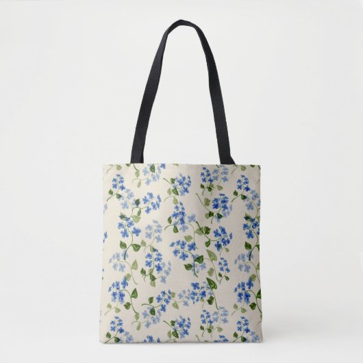 Schönes florales nahtloses Muster Tasche (Vorderseite)