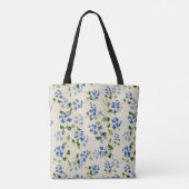 Schönes florales nahtloses Muster Tasche (Rückseite)