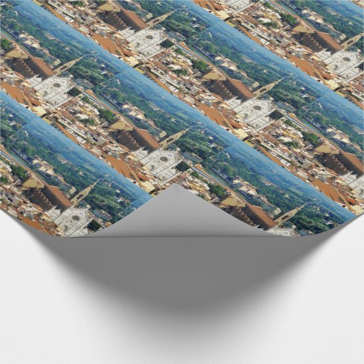Schönes Florence Geschenkpapier (Ecke)