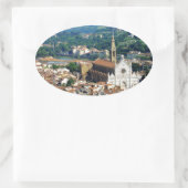 Schönes Florence Ovaler Aufkleber (Tasche)