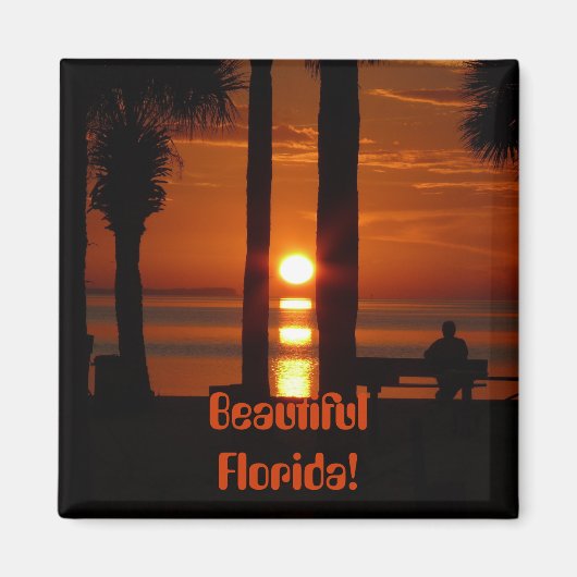 Schönes Florida! Magnet (Vorne)