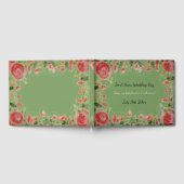 Schönes Flower Wedding Guest Book Gästebuch (Voll)