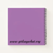 Schönes Flugblatt Notizblock (Rückseite)