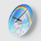 Schönes Flügeldrachen, Regenbogen & Bläschen Uhr (Winkel)